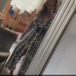 Black and White Zara Dress